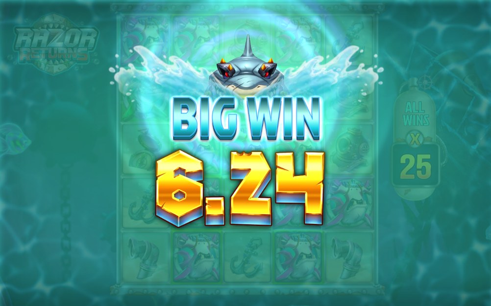 Free Spins Feature med total multiplikator på skärmen