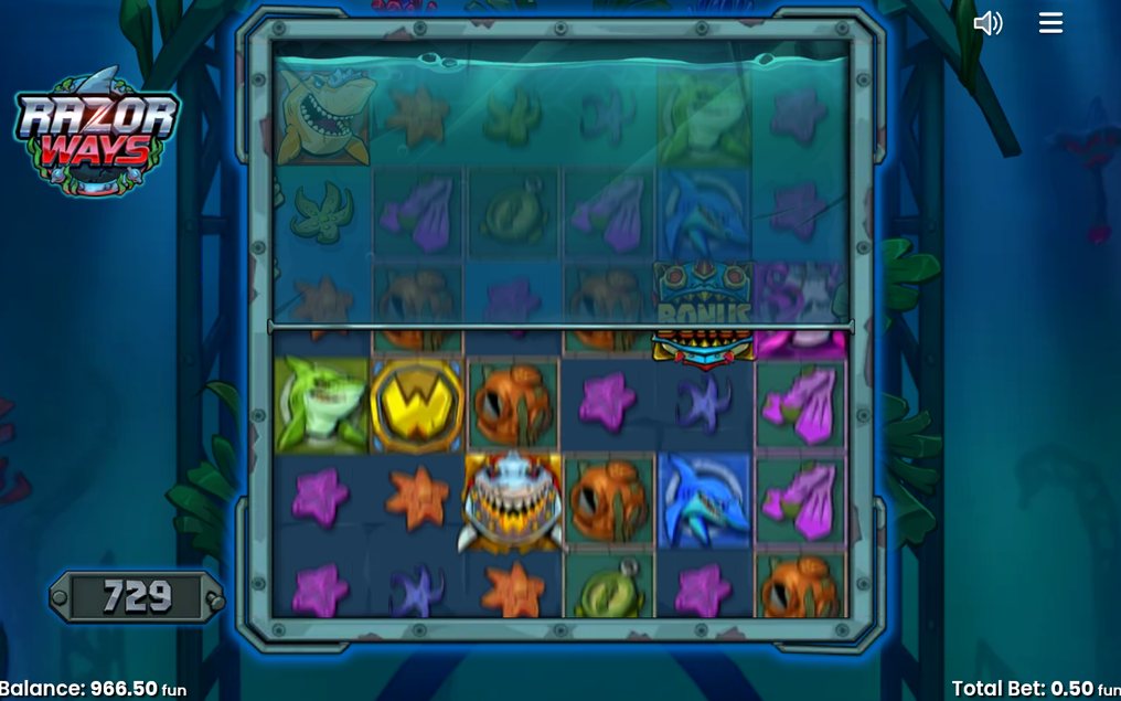 Bonusläge med Total Multiplier och synliga Scatter-symboler
